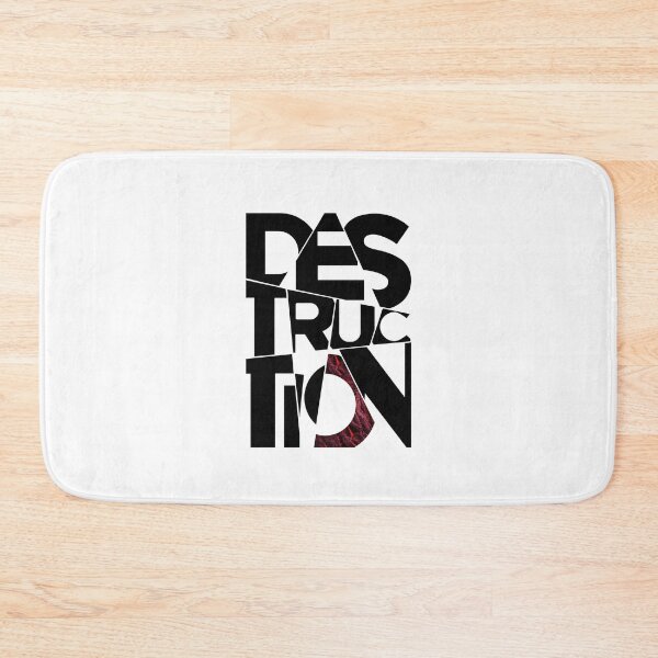 Item preview, Destruction Typography T-shirt designed and sold by vikyky.
