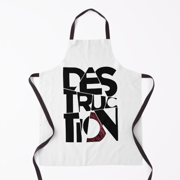 Item preview, Destruction Typography T-shirt designed and sold by vikyky.