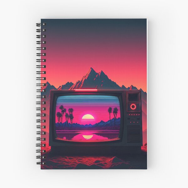 Item preview, Synthwave Screen: Watching the Neon World designed and sold by Mullet Monkey.
