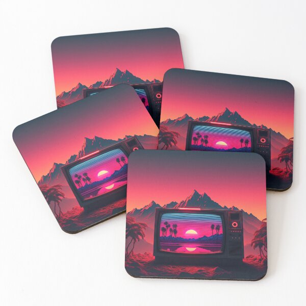 Item preview, Synthwave Screen: Watching the Neon World designed and sold by Mullet Monkey.