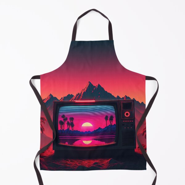 Item preview, Synthwave Screen: Watching the Neon World designed and sold by Mullet Monkey.