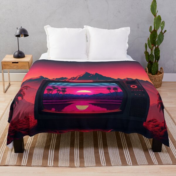 Item preview, Synthwave Screen: Watching the Neon World designed and sold by Mullet Monkey.