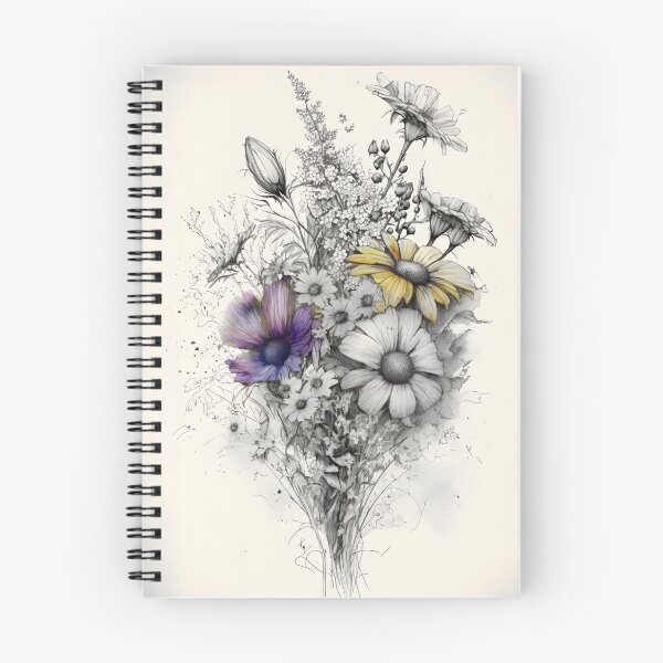 Item preview, Wildflower Bouquet Botanical Print designed and sold by TwoRabbits.