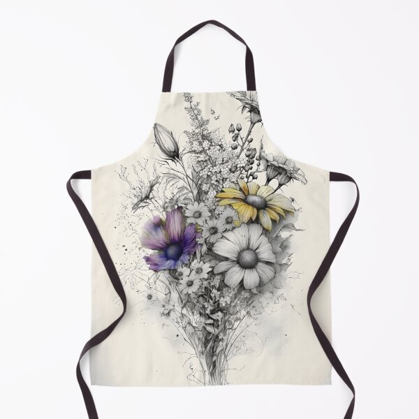 Item preview, Wildflower Bouquet Botanical Print designed and sold by TwoRabbits.