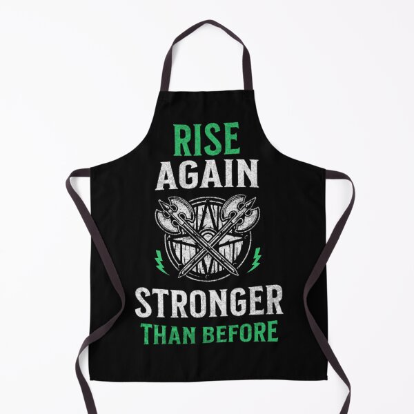 Item preview, Rise Again Stronger than Before - Viking quote designed and sold by NordicQuotes.