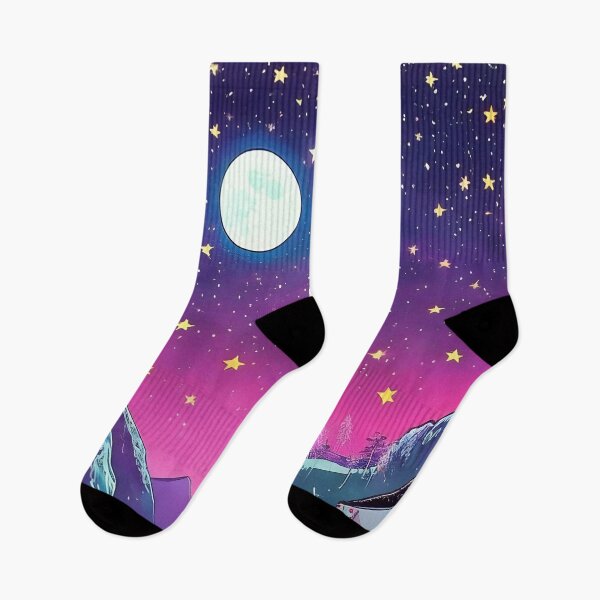 Item preview, Full Moon and the Starry Night designed and sold by ElLocoMus.