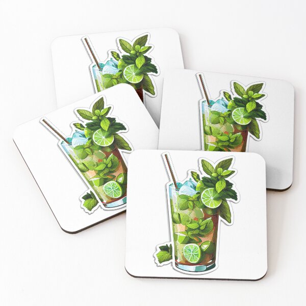 Item preview, Cocktail, Mojito, Refreshing, Minty, Vibrant, Citrusy, Summery, Tropical designed and sold by SneekedDesigns.