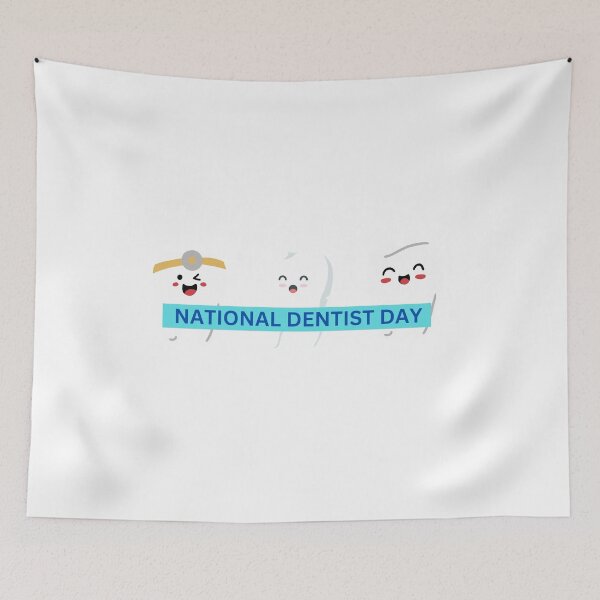 Item preview, national happy dentist day designed and sold by xkiyal Art.