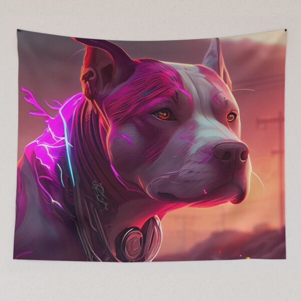 Item preview, Neon Pittie designed and sold by Pittie Dog Club.
