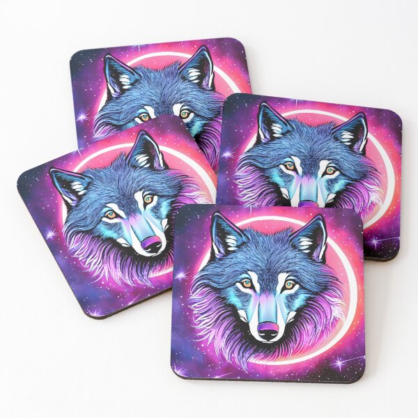Item preview, Lone Wolf in the Starry Night designed and sold by ElLocoMus.