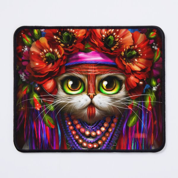Item preview, Ukrainian cat in folk costume designed and sold by MaryshaArt.