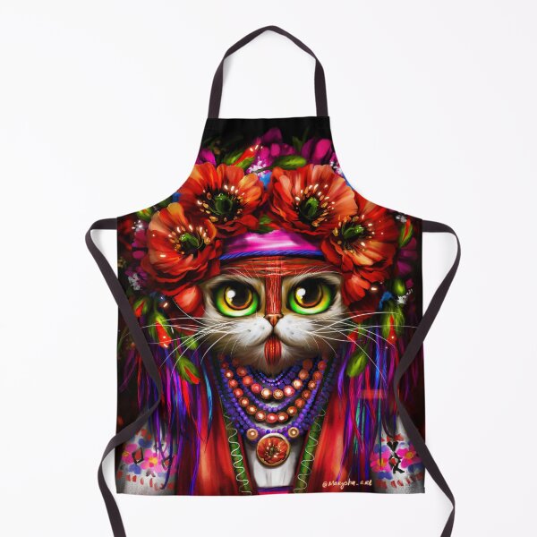 Item preview, Ukrainian cat in folk costume designed and sold by MaryshaArt.