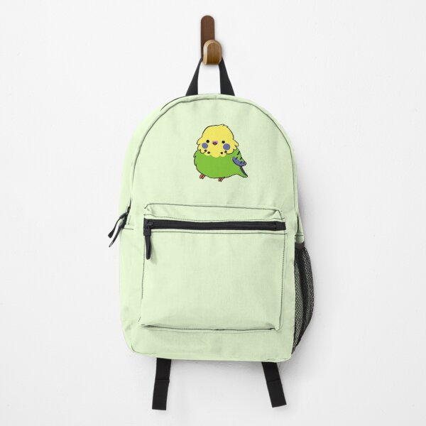 Item preview, Green Budgie Cute little bird illustration designed and sold by Yarafantasyart.