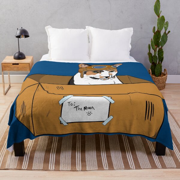 Item preview, Cookie Dough and the Spaceship S1E2 | Calico Cat, Box, Aviator Hat designed and sold by KoalaAndTheBird.