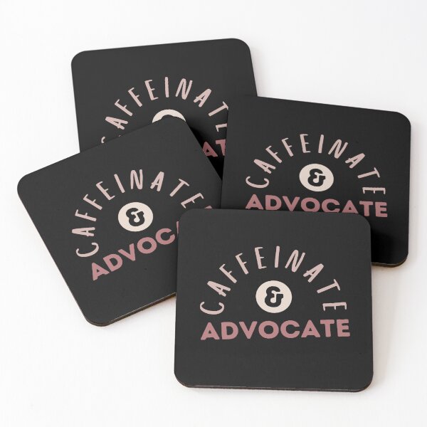 Item preview, Caffeinate and Advocate | Coffee Helping to Raise Awareness designed and sold by dogslovewindows.