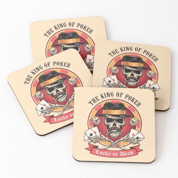 Item preview, Skeleton head with hat "The king of poker, lucky or dead" - Poker designed and sold by LV-creator.