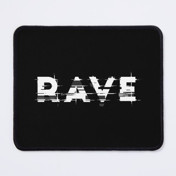 Item preview, Rave Music EDM Techno glitch festival art, raver, DJ designed and sold by Print Androïde.