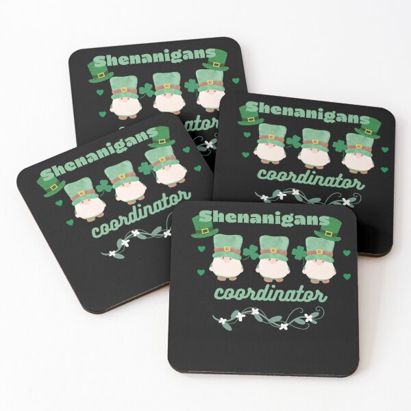 Item preview, Shenanigans Coordinator St Patricks Day Gnomes Green Proud T Shirt designed and sold by Saadady05.