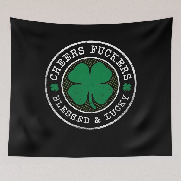Item preview, Cheers Fuckers Irish Shamrock St Patricks Day designed and sold by Creativy.