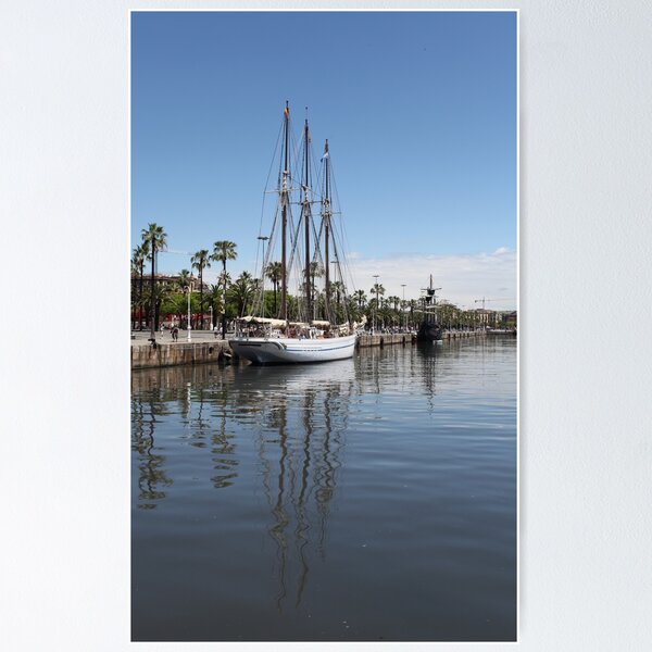Item preview, Spain schooner Saint Elena in the old port of Barcelona designed and sold by mrivserg.