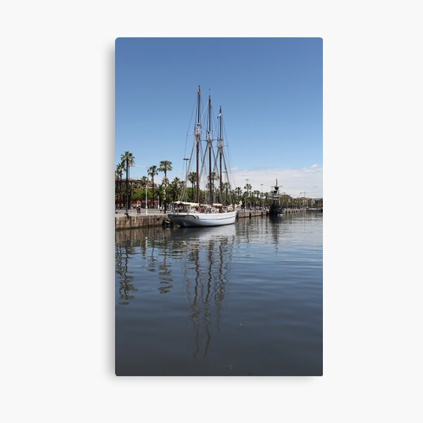 Item preview, Spain schooner Saint Elena in the old port of Barcelona designed and sold by mrivserg.