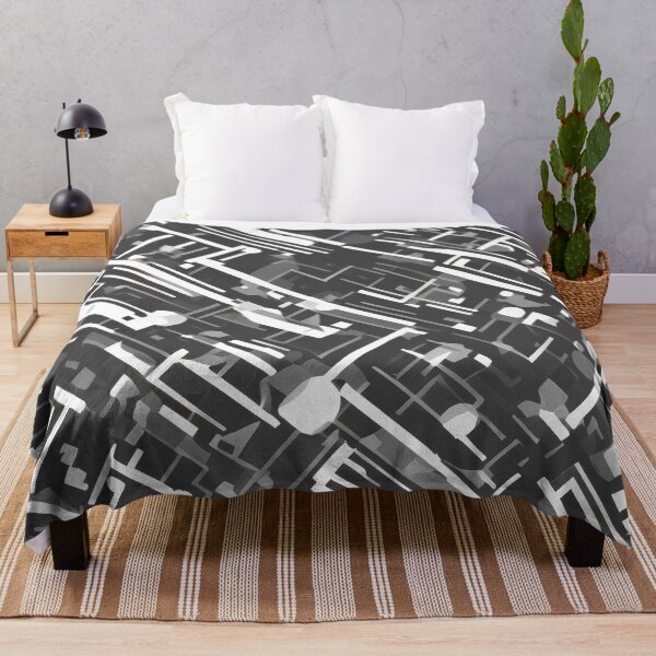 Item preview, Black and white abstract designed and sold by The Bubble 1307.