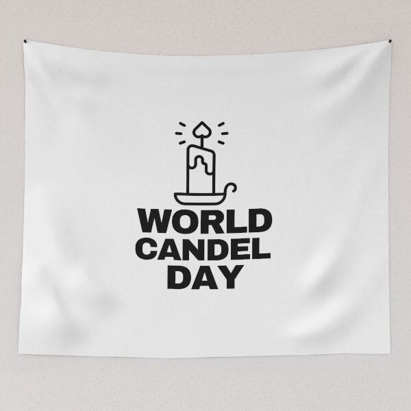 Item preview, world candle day designed and sold by xkiyal Art.