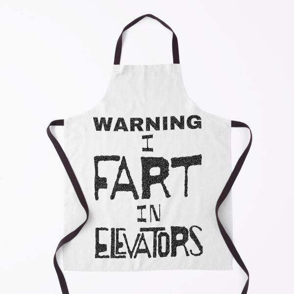 Item preview, WARNING I FART IN ELEVATORS  Black Letters designed and sold by pelagio.
