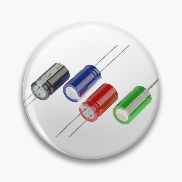 Item preview, 4 Capacitors | Electronic Component| Electronics Engineering designed and sold by EngineersArt.