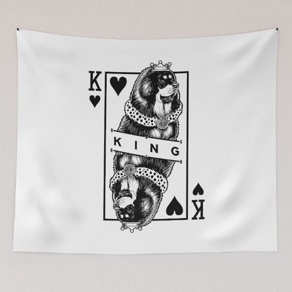Item preview, Tibetan Mastiff King Of Hearts Funny Dog Lover Pop Art designed and sold by GrandeDuc.