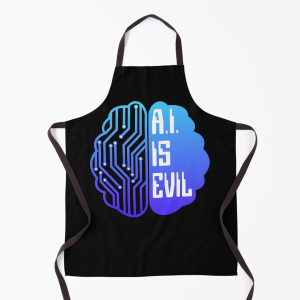Item preview, AI Is Evil Funny Tech Brain Artificial Intelligence designed and sold by OliviaGbyKyro.
