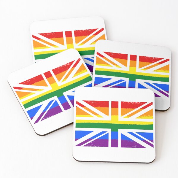 Item preview, LGBT Rainbow Flag British Flag Gay Pride Love Mens Womens designed and sold by pipsmerch.