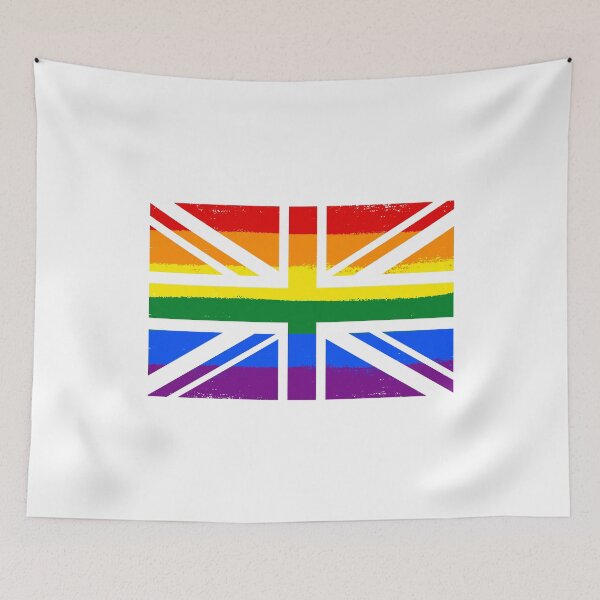 Item preview, LGBT Rainbow Flag British Flag Gay Pride Love Mens Womens designed and sold by pipsmerch.