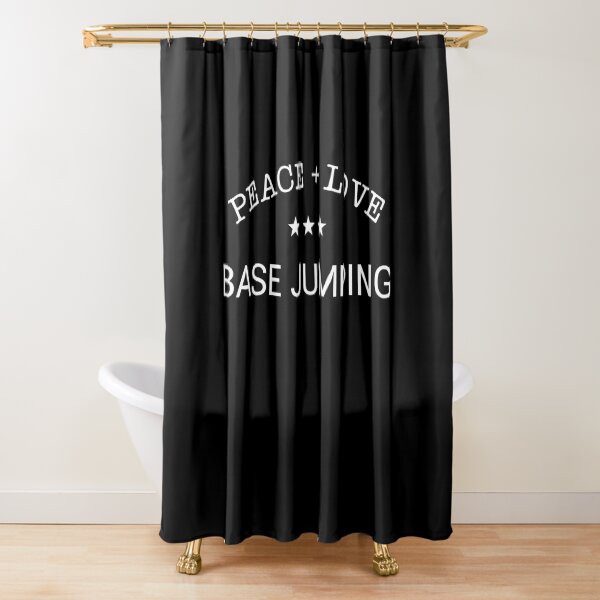 Item preview, Peace Love BASE jumping Adventure Sport Skydiving  designed and sold by The Junto Shop.