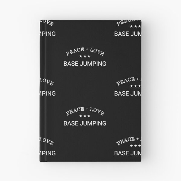 Item preview, Peace Love BASE jumping Adventure Sport Skydiving  designed and sold by The Junto Shop.