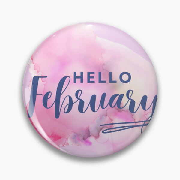 Item preview, Hello February Watercolour designed and sold by PeachesandPear.