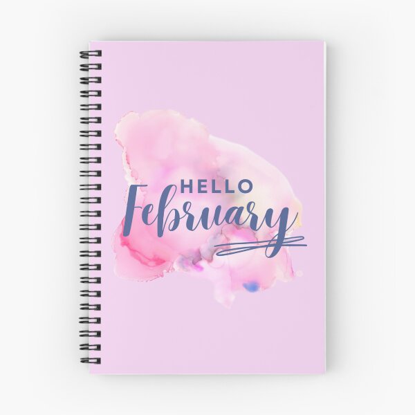 Item preview, Hello February Watercolour designed and sold by PeachesandPear.