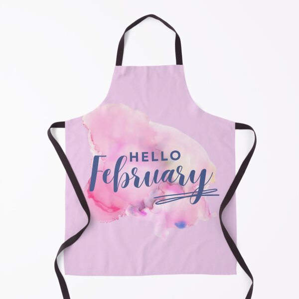 Item preview, Hello February Watercolour designed and sold by PeachesandPear.
