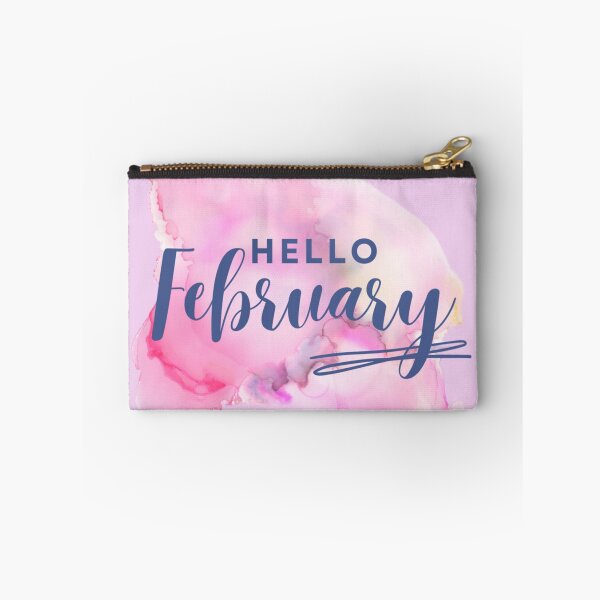 Item preview, Hello February Watercolour designed and sold by PeachesandPear.