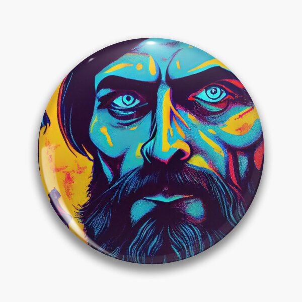Item preview, The Mad Monk Rasputin designed and sold by OccultDreams.