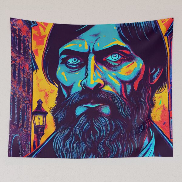 Item preview, The Mad Monk Rasputin designed and sold by OccultDreams.