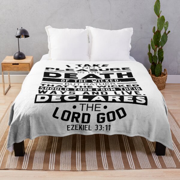Item preview, I Take No Pleasure In The Death Of The Wicked. Ezekiel 33:11 designed and sold by plushism.