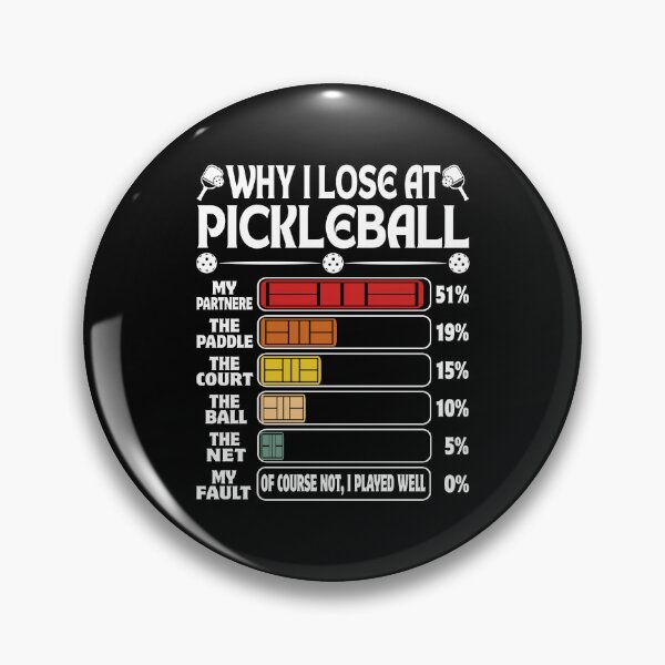 Item preview, Why I Lose At Pickleball Funny Pickleball Player designed and sold by 1Designology1.
