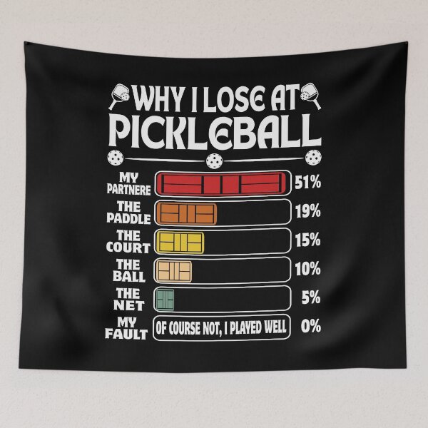 Item preview, Why I Lose At Pickleball Funny Pickleball Player designed and sold by 1Designology1.