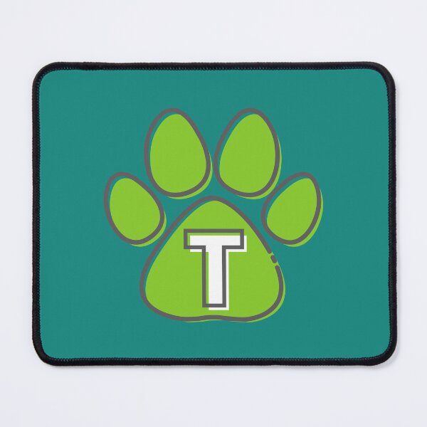 Item preview, Green Paw Monogram T designed and sold by Coffee Lifestyle.