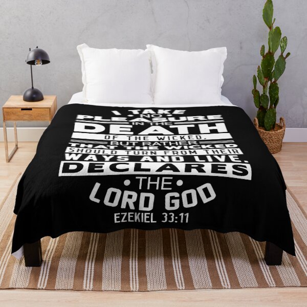 Item preview, I Take No Pleasure In The Death Of The Wicked. Ezekiel 33:11 designed and sold by plushism.