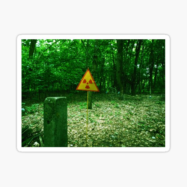Contamination in Chernobyl Sticker