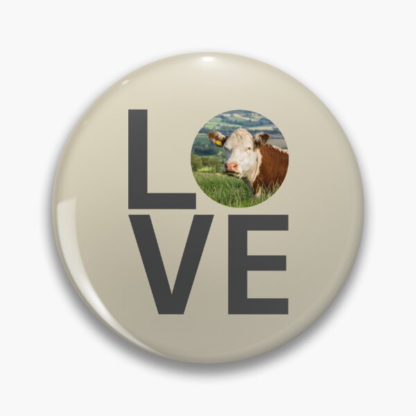 Item preview, LOVE Hereford Cows designed and sold by Jane Stanley Photography.