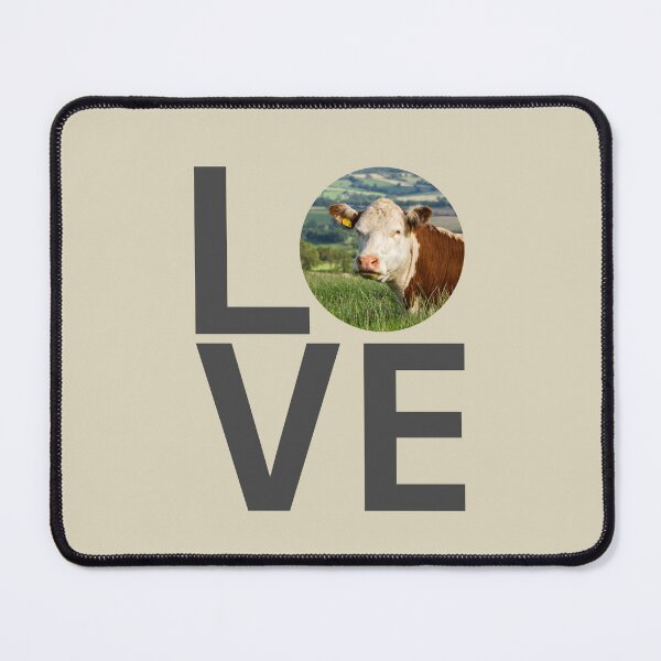 Item preview, LOVE Hereford Cows designed and sold by Jane Stanley Photography.