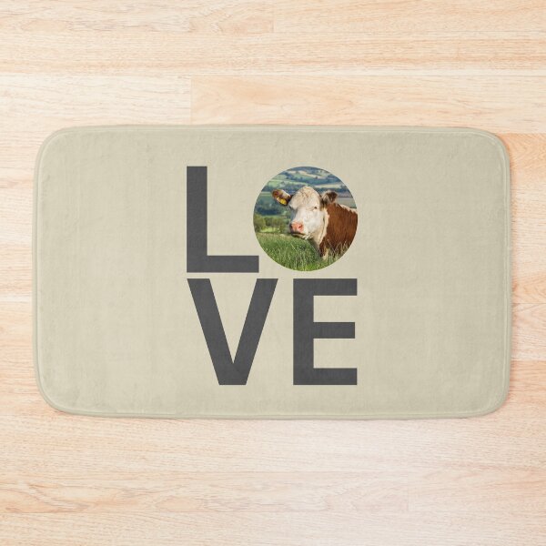 Item preview, LOVE Hereford Cows designed and sold by Jane Stanley Photography.